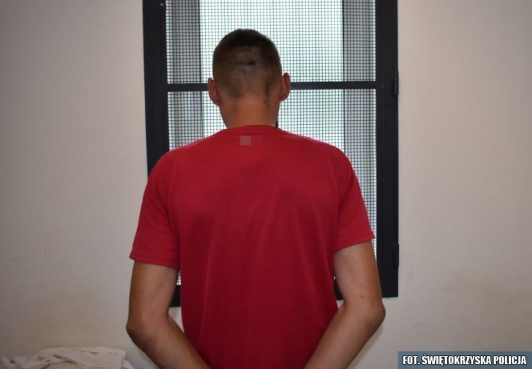 Napadł na nastolatka i znieważył policjantów
