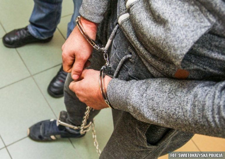 Rozbójnik w rękach kieleckich policjantów