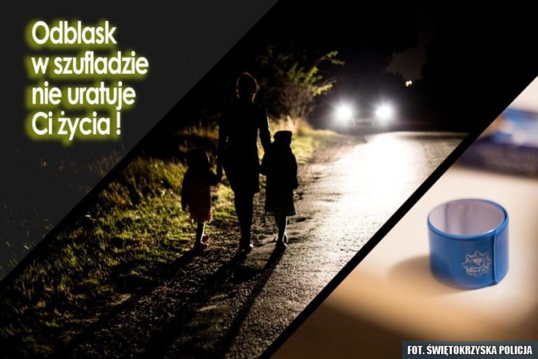 Odblask w szufladzie nie uratuje Ci życia!