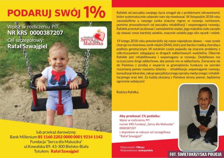 POMÓŻMY URATOWAĆ ŻYCIE 2-LETNIEGO SYNKA NASZEGO KOLEGI POLICJANTA!