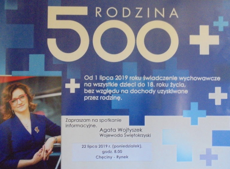 Rodzina 500+ zaproszenie na spotkanie informacyjne