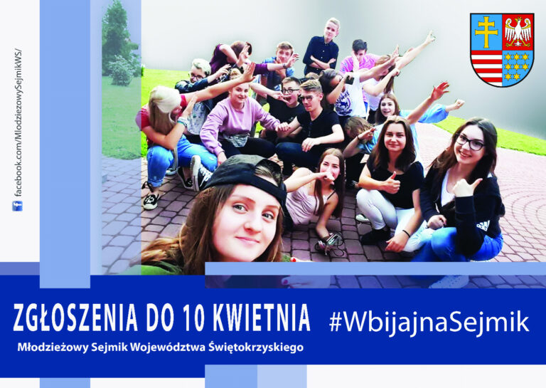 Przedłużono nabór do Młodzieżowego Sejmiku Województwa