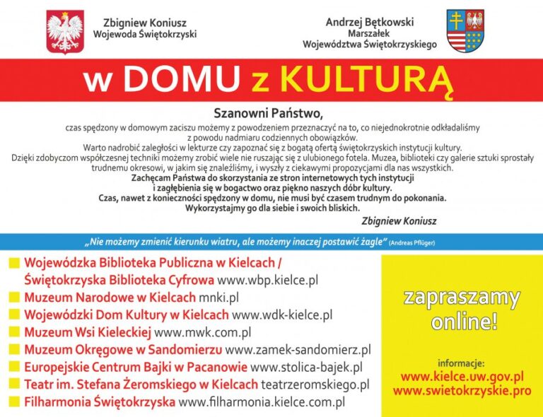 „W DOMU z KULTURĄ”  