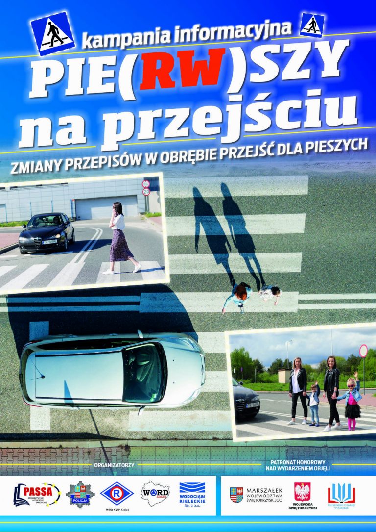 Kampania informacyjna „Pie(rw)szy na przejściu”