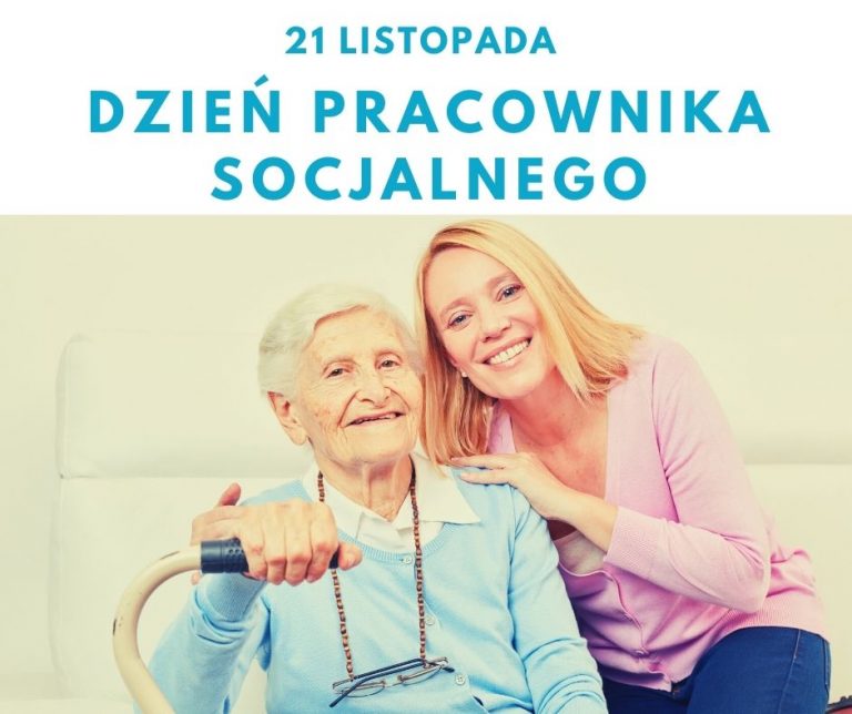 Podziękowania i życzenia dla pracowników socjalnych
