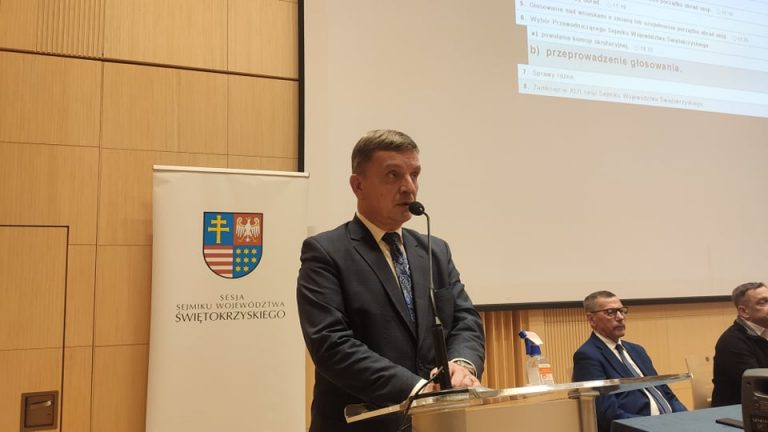 Sejmik Województwa Świętokrzyskiego wybrał Andrzeja Prusia na swojego przewodniczącego