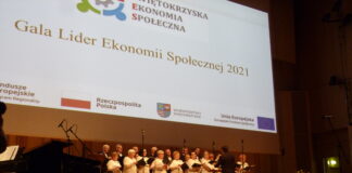 Chór Con Passione otworzył galę konkursu Lider Ekonomii Społecznej w Filharmonii Świętokrzyskiej
