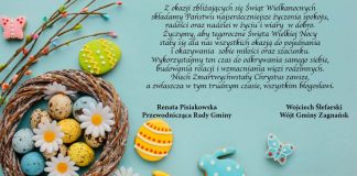 Wójt Wojciech Ślefarski: Z okazji Świąt Wielkiej Nocy życzę nadziei w życiu i wiary w dobro