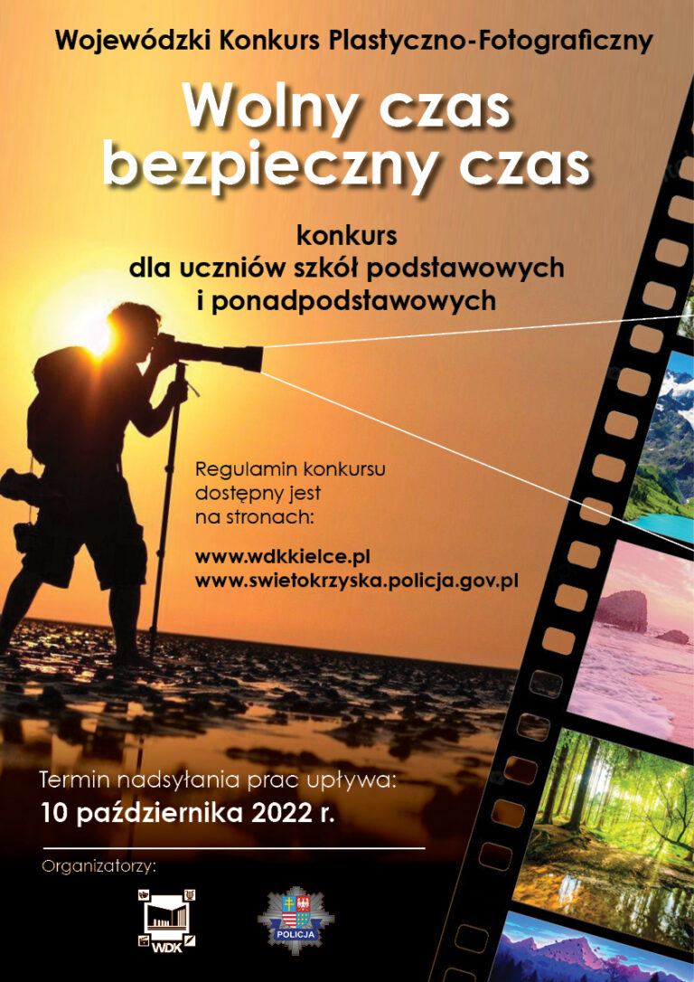 Konkurs plastyczny i fotograficzny „Wolny czas – bezpieczny czas”