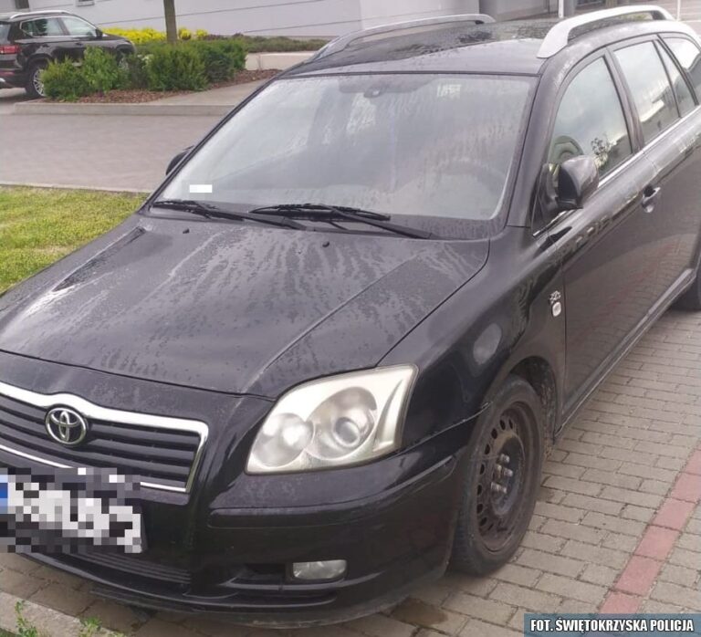Odzyskali toyotę i zatrzymali 35- latka