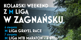 Już jutro rusza kolarski weekend z M LIGĄ GRAVEL RACE w Zagnańsku. Nadal jeszcze można się zapisać!