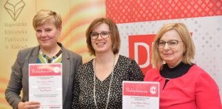 Moderatorzy Dyskusyjnych Klubów Książki z gminy Zagnańsk wyróżnieni