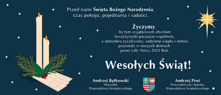Zdrowych i spokojnych Świąt Bożego Narodzenia