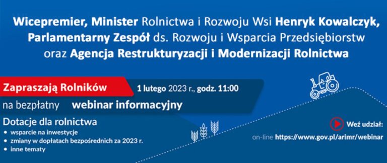 Zielone dotacje dla rolników!