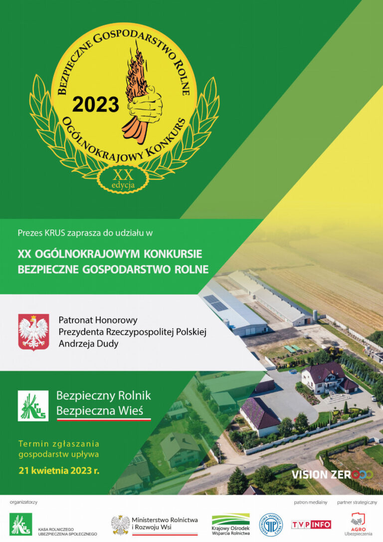 XX Ogólnokrajowy Konkurs Bezpieczne Gospodarstwo Rolne