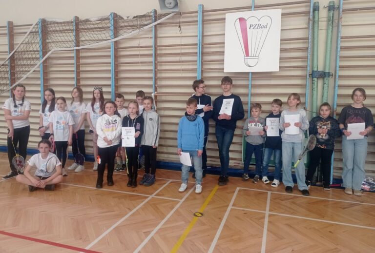 Turniej badmintona szkół podstawowych GRAND PRIX DOLINY NIDY 2023