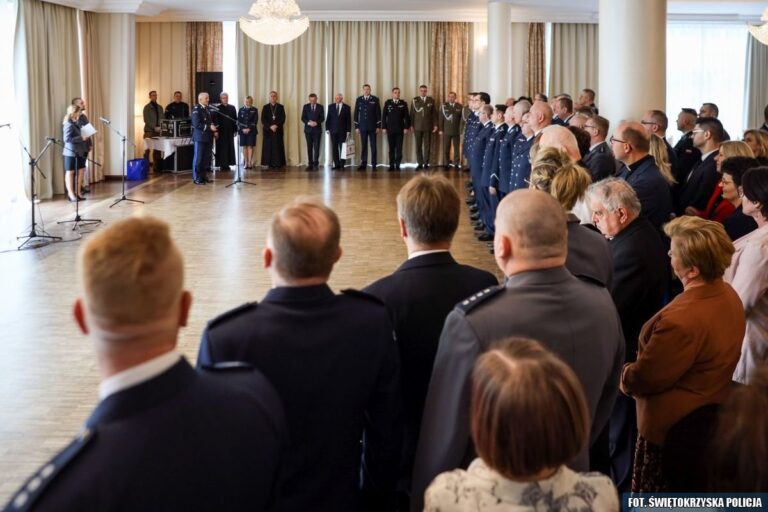 Wielkanocne spotkanie policjantów