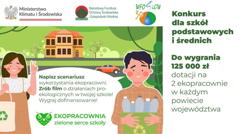 Nowy program WFOŚiGW „Ekopracownia – zielone serce szkoły”
