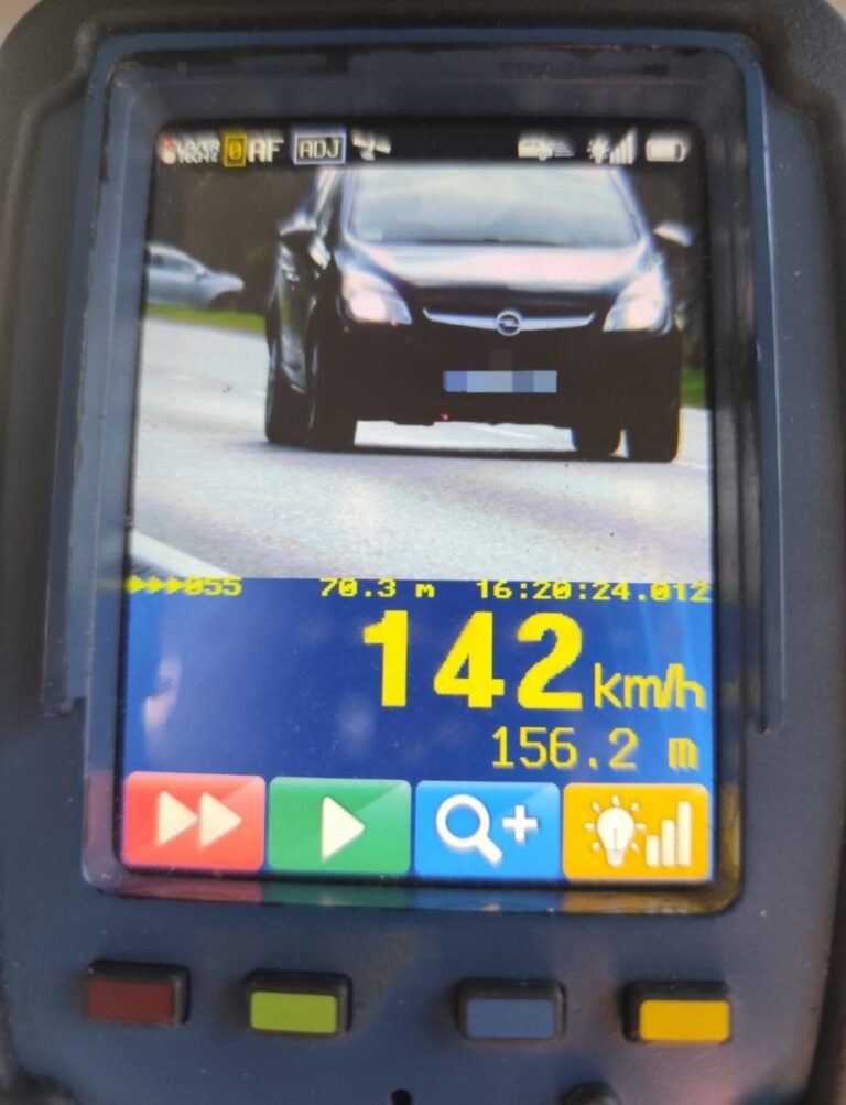 142 km/h w obszarze zabudowanym