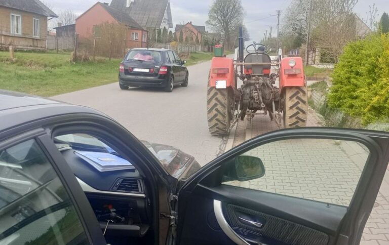 Nietrzeźwy kierowca ciągnika rolniczego