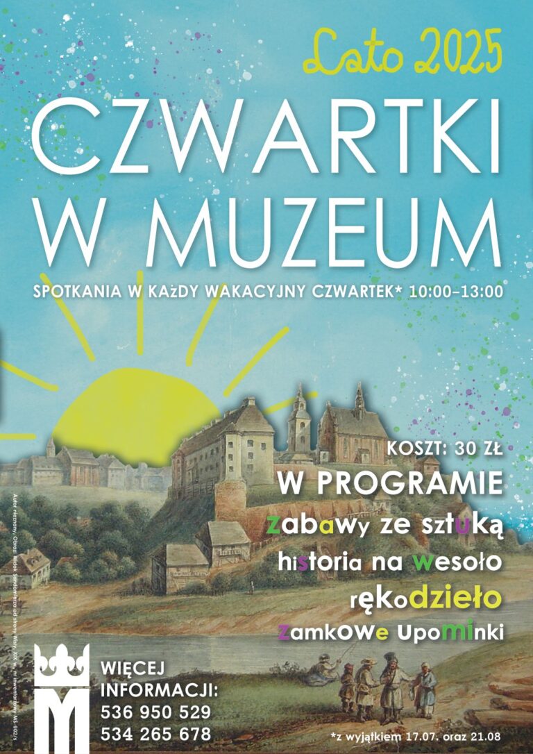 Lato w Zamku – czwartki w Muzeum oraz półkolonie