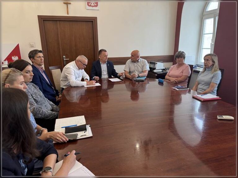 Spotkanie  Sztabu Kryzysowego w Chęcinach