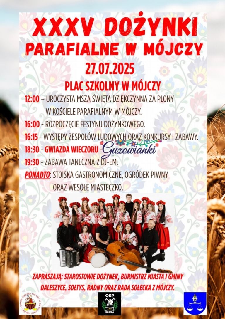 XXXV Dożynki Parafialne w Mójczy