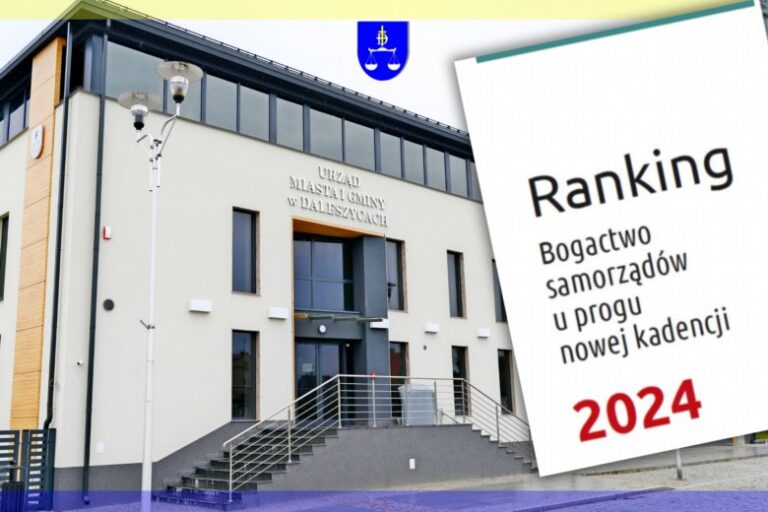 Daleszyce w czołówce najzamożniejszych gmin regionu – 3. miejsce w powiecie kieleckim i 13. w województwie świętokrzyskim!