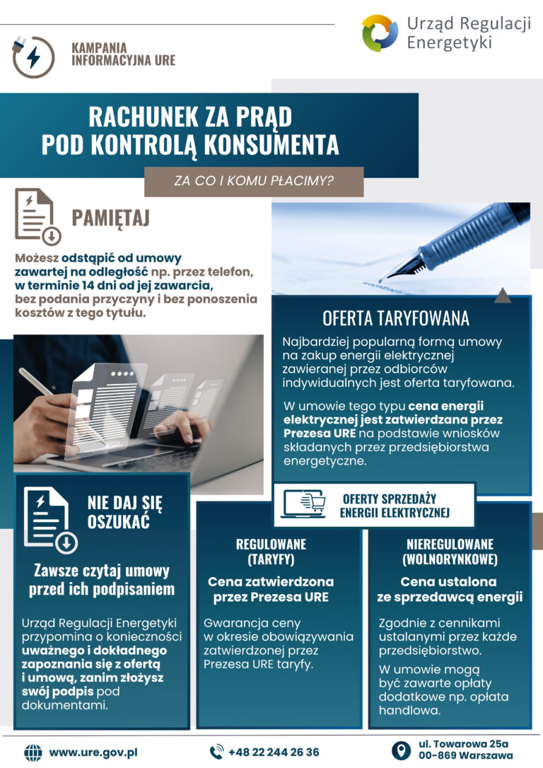 ˝Rachunki pod kontrolą konsumenta˝ – kampania informacyjna