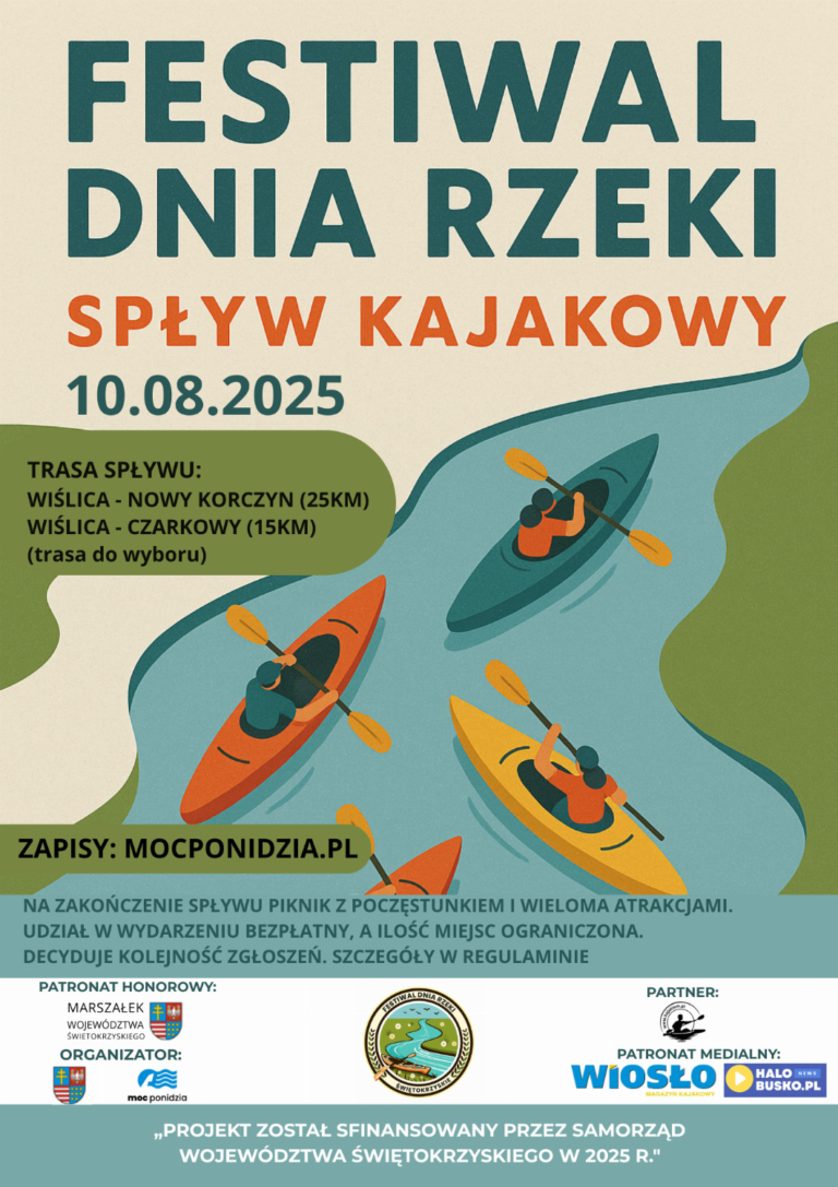 II Festiwal Dnia Rzeki – zapisy rozpoczęte!