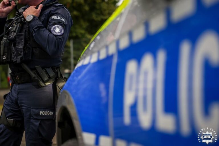Uciekał przez centrum miasta po alkoholu i narkotykach