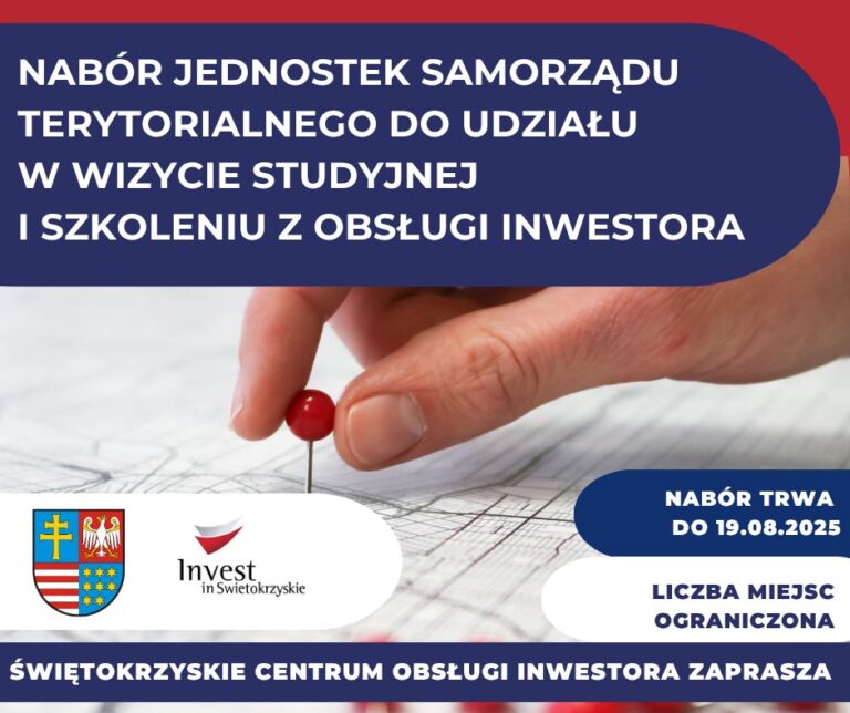 Wizyta studyjna dla świętokrzyskich samorządowców. Zapraszamy!