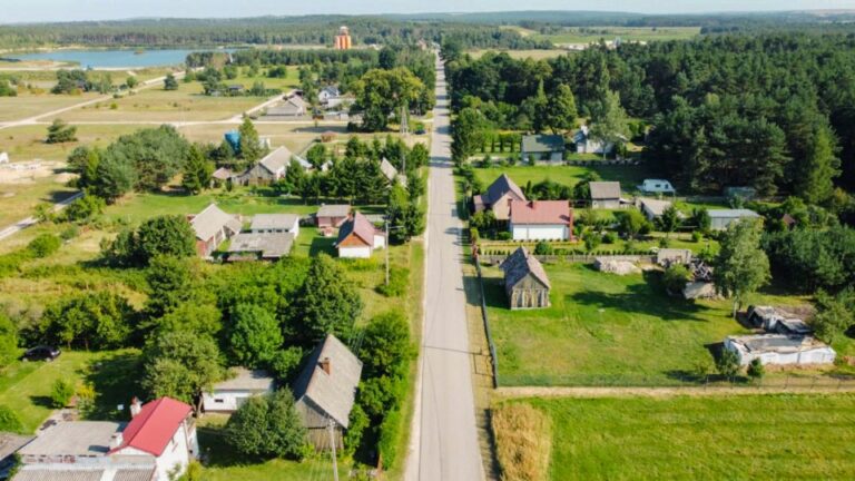 Cykl fotografii ˝Nasza urokliwa Mała Ojczyzna˝ – Miejscowość Mosty z lotu ptaka