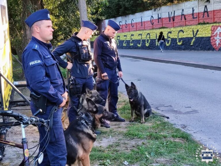 Było bezpiecznie podczas meczu podwyższonego ryzyka
