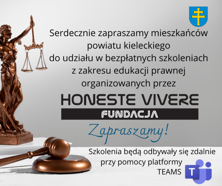 Bezpłatne szkolenia online z edukacji prawnej