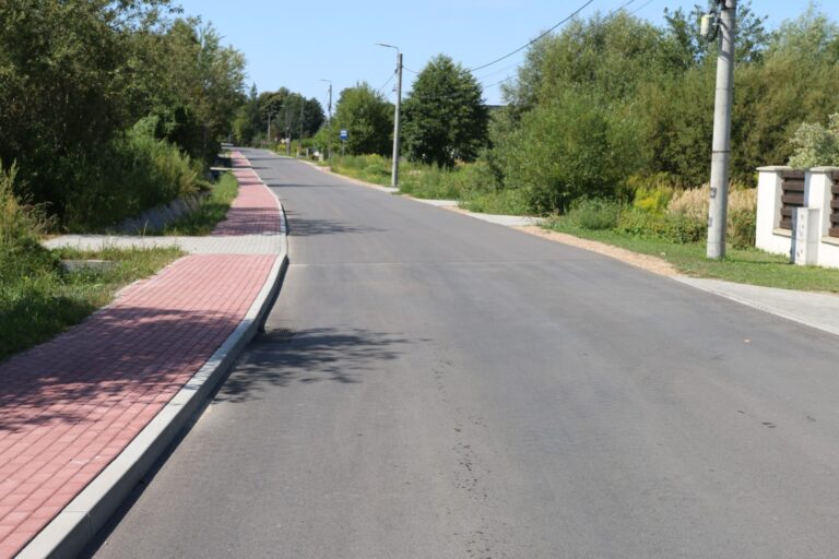 Zakończono przebudowę drogi powiatowej w Bilczy
