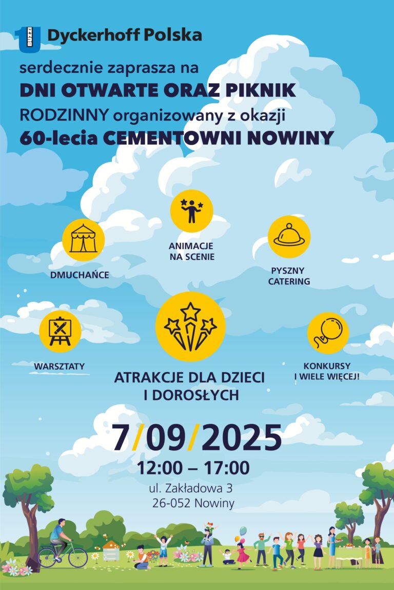 Piknik rodzinny i dni otwarte z okazji 60-lecia Cementowni Nowiny