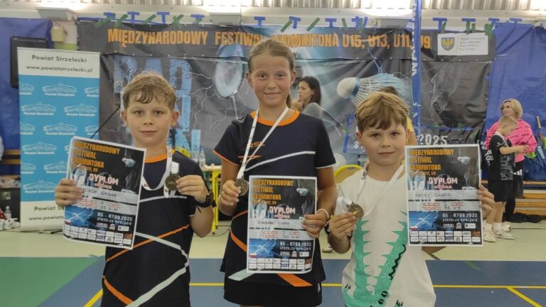 Sukces badmintonistów z gminy Morawica na międzynarodowych zawodach!