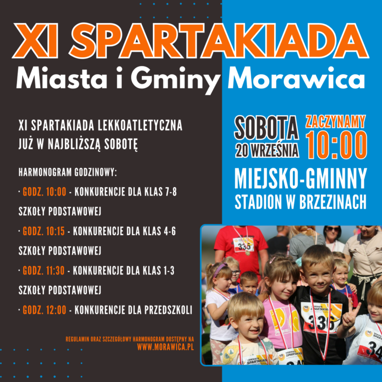 Zapraszamy na XI Spartakiadę Lekkoatletyczną!