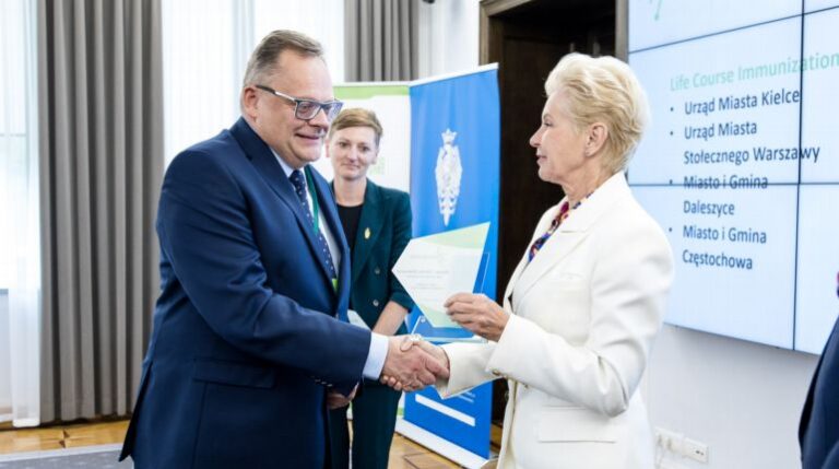 Oficjalne wręczenie nagrody dla gminy Daleszyce