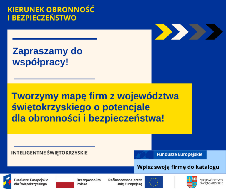 Katalog  firm o potencjale obronnym i bezpieczeństwa z województwa świętokrzyskiego