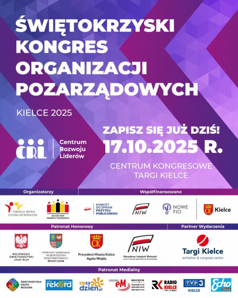 Świętokrzyski Kongres Organizacji Pozarządowych – Kielce 2025
