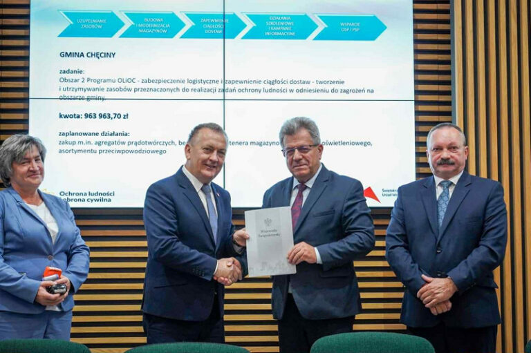 Gmina Chęciny z blisko milionem złotych na poprawę bezpieczeństwa mieszkańców