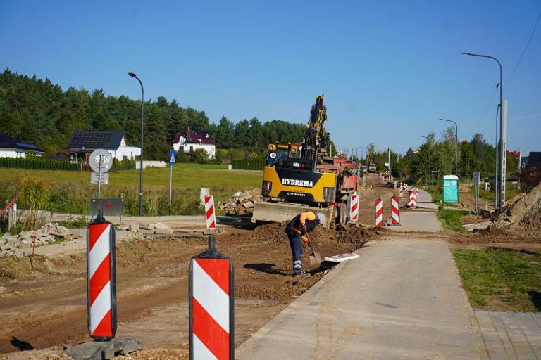 Fotoleracja z inwestycji dot. przebudowy ulicy Zelejowej