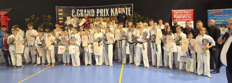 Klub Karate Morawica i Piekoszów z medalami na VIII GRAND PRIX KARATE RADZYMIN 2025