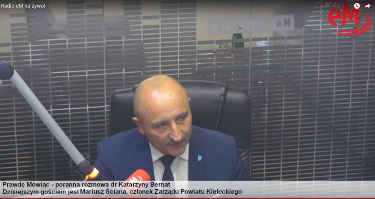 Mariusz Ściana w Radiu eM Kielce