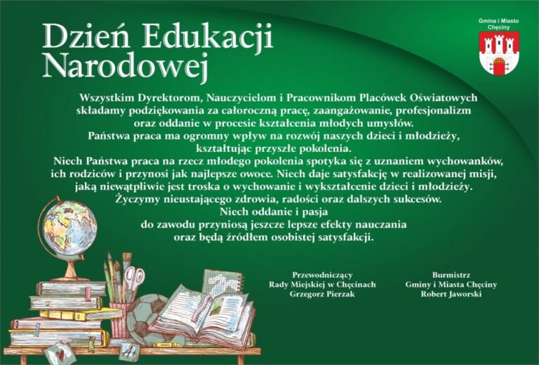 Życzenia z okazji Dnia Edukacji Narodowej