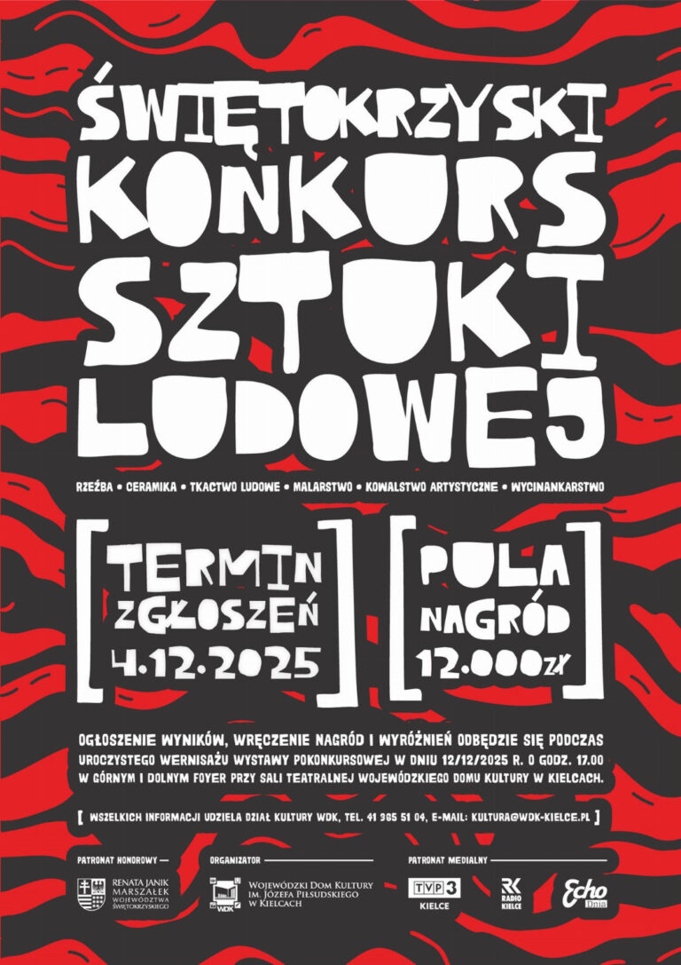 Świętokrzyski Konkurs Sztuki Ludowej 2025 – zapraszamy do udziału