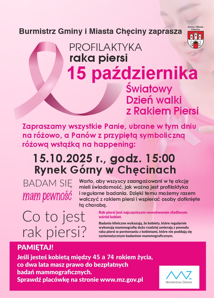Akcja profilaktyczna z okazji Światowego Dnia Walki z Rakiem Piersi