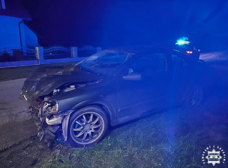 Brawura za kierownicą i czołowe zderzenie